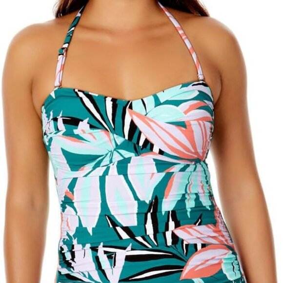 Anne Cole Limited Edition One-Piece Bandeau Twist Front Swimsuit - Picture 4 of 7